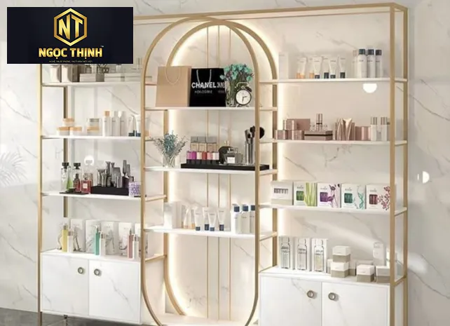 TỦ TRƯNG BÀY SẢN PHẨM SPA SANG TRỌNG - TTBSP07